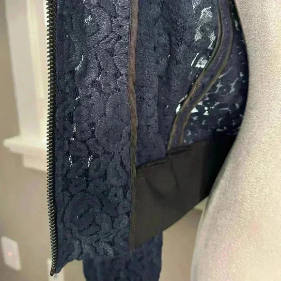 Stella  & Dot Lace Bomber - Picture 6 of 9